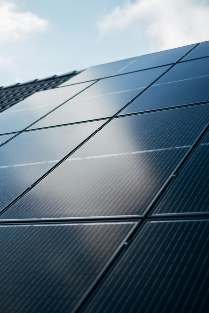 Photovoltaic / Solar Panel auf einem Haus